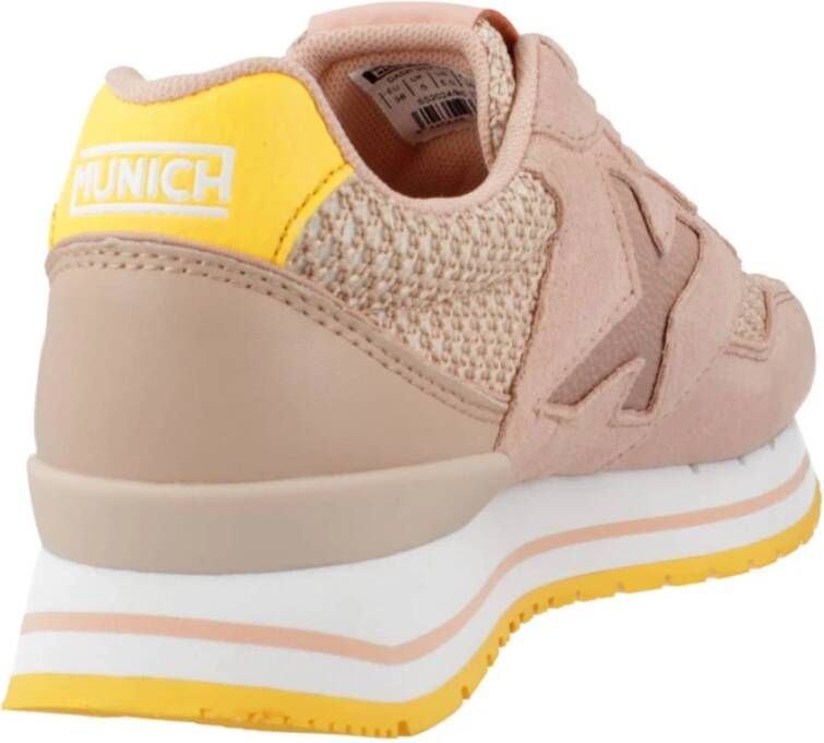 Munich Stijlvolle Dash Sky Damessneakers Pink Dames