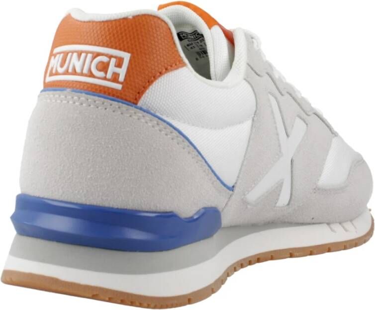 Munich Stijlvolle Dash Sneakers voor Mannen White Heren