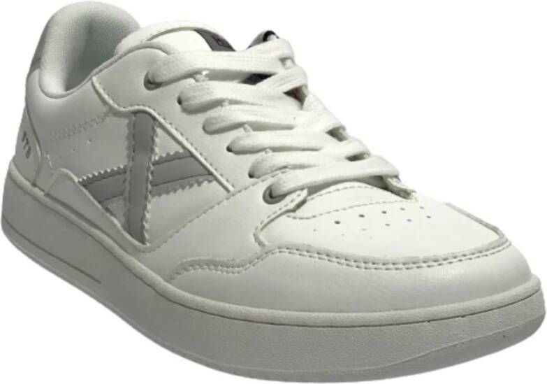 Munich Heren Legit 53 Witte Eco Leren Sneakers Wit Heren