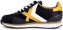 Munich Retro Geïnspireerde Veterschoenen Zwart Goud Multicolor Heren - Thumbnail 2