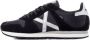 Munich Zwarte Leren Sneakers oor Heren Black Heren - Thumbnail 3