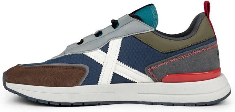 Munich Speed Blauw Comfort Sneakers Multicolor Heren