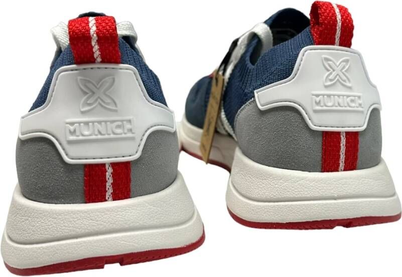 Munich Suède Slip-On Sneaker Rubberen Zool Multicolor Heren