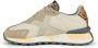 Munich Beige Casual Leren Dames Sneakers Beige Dames - Thumbnail 3