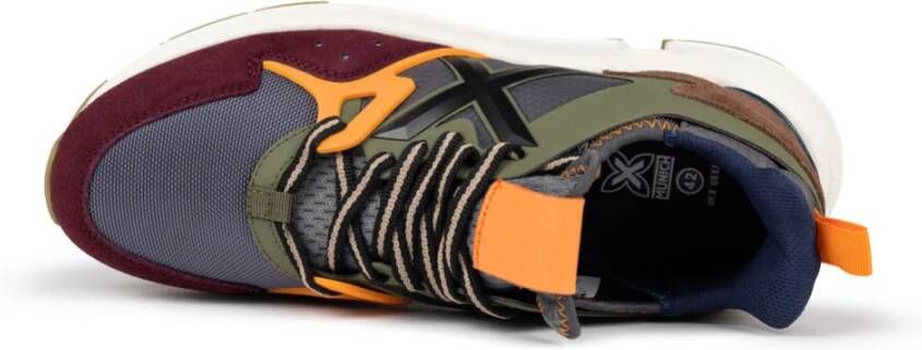 Munich Vintage-geïnspireerde Sneaker met Innovatief Design Multicolor Heren