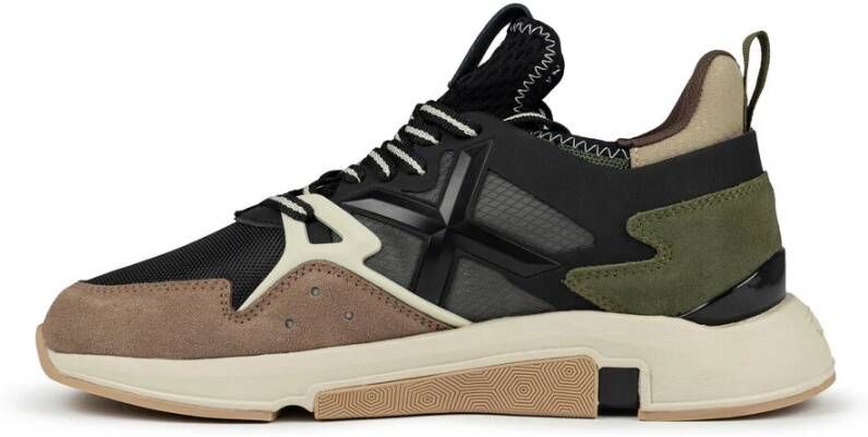 Munich Vintage-geïnspireerde Sneaker met Modern Design Multicolor Heren
