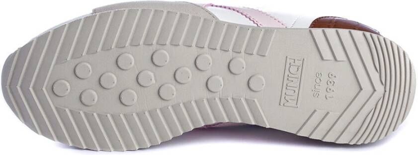 Munich Witte Dames Sneakers met Dubbele Zool