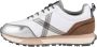 Munich Witte sportieve leren sneakers voor vrouwen Multicolor Dames - Thumbnail 7
