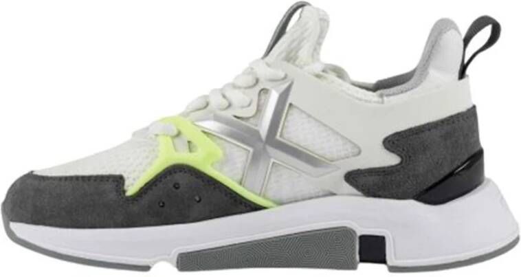 Munich Witte Textiel Sportieve Sneakers Vrouwen