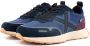 Munich Blauwe Casual Textiel Sneakers voor Heren Blue Heren - Thumbnail 4