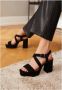 Mtng Stijlvolle Hoge Hak Sandalen voor Vrouwen Black Dames - Thumbnail 12