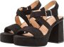 Mtng Stijlvolle Hoge Hak Sandalen voor Vrouwen Black Dames - Thumbnail 14