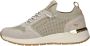 Mustang Beige Glitter Elastische Sneaker Beige Dames - Thumbnail 9