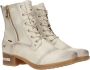 Mustang Beige Veterschoenen voor Dames Beige Dames - Thumbnail 5