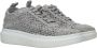 Mustang Beige Bloemen Sneakers voor Dames Gray Dames - Thumbnail 12