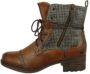 Mustang Veterlaarsje met trendy pied de pouledessin Taupe - Thumbnail 3