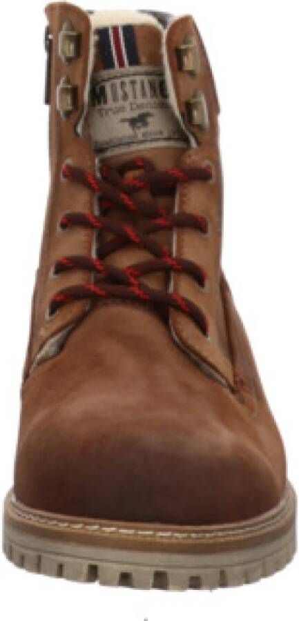 Mustang Bruine Veterschoenen voor Heren