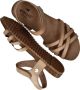 Mustang Taupe Sandaal met Klittenbandsluiting Beige Dames - Thumbnail 9