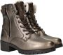 Mustang Shoes Veterschoenen enkellaars hakken in metallic-look smalle vorm - Thumbnail 9