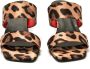 Mustang Leopardo sandalen met hak Brown Dames - Thumbnail 4