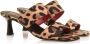 Mustang Leopardo sandalen met hak Brown Dames - Thumbnail 6