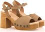 Mtng Elegant High Heel Sandals Brown Dames - Thumbnail 14