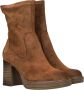 Mustang Stijlvolle korte laars voor dames in lichte cognac kleur Brown Dames - Thumbnail 6