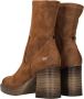 Mustang Stijlvolle korte laars voor dames in lichte cognac kleur Brown Dames - Thumbnail 7