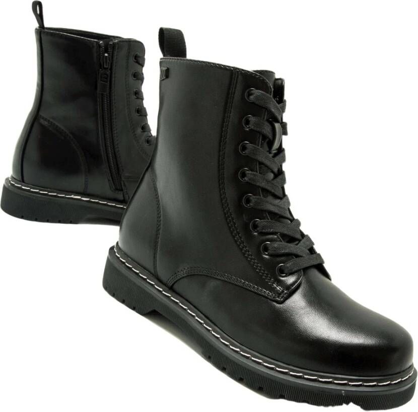 mustang Storm Enkellaarzen Black Dames