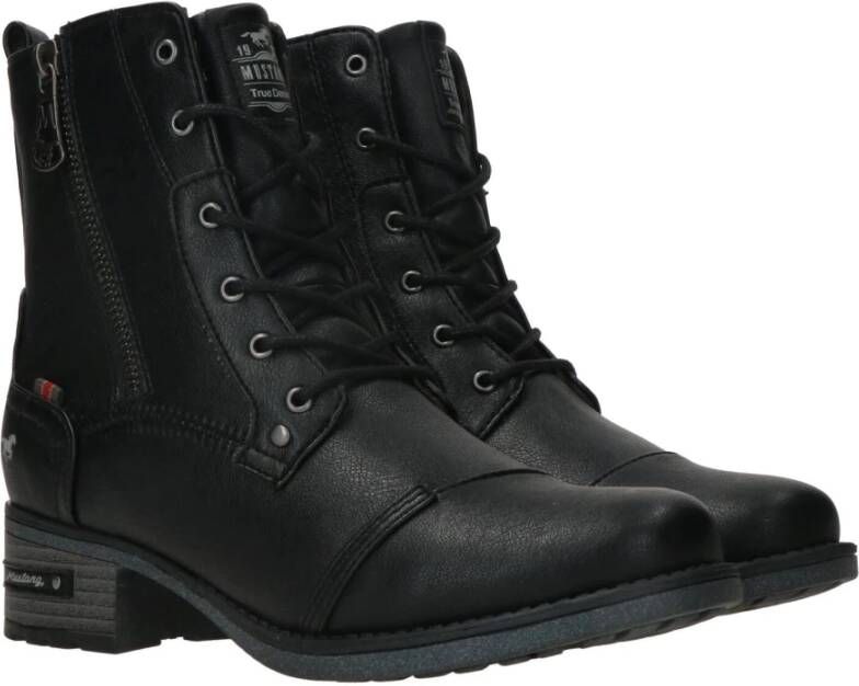 mustang veterboot Zwart Dames