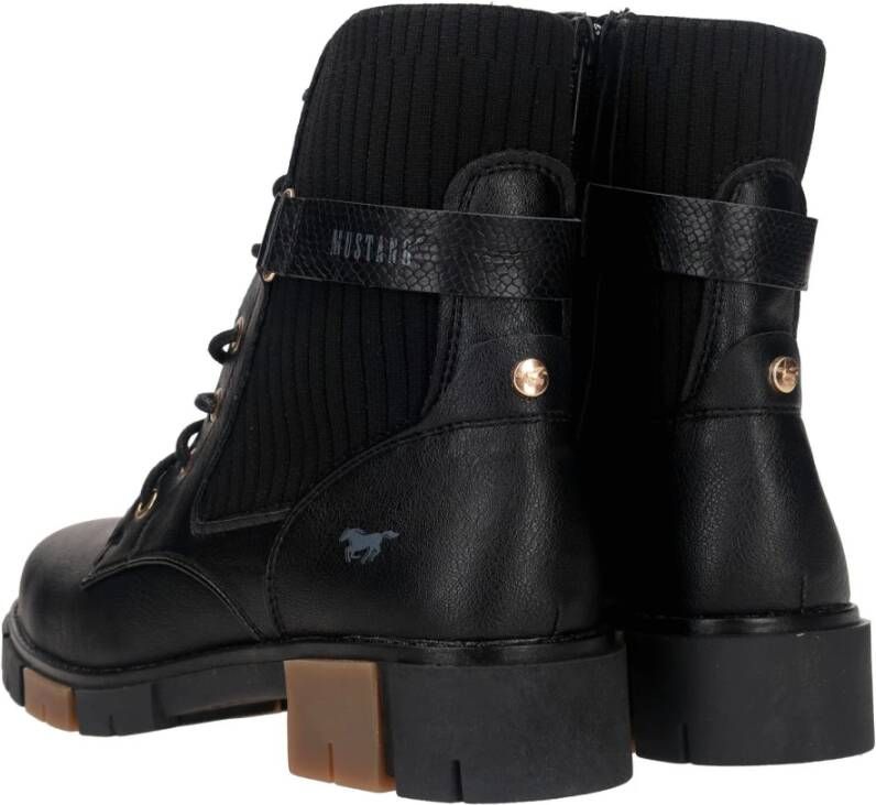 mustang veterboot Zwart Dames