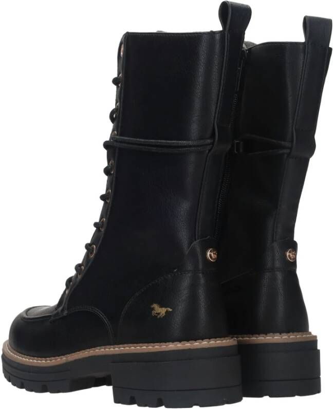 mustang veterboot Zwart Dames