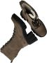 Mustang Warme Platform Veterschoen voor Dames Gray Dames - Thumbnail 4