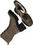 Mustang Warme Platform Veterschoen voor Dames Gray Dames - Thumbnail 3