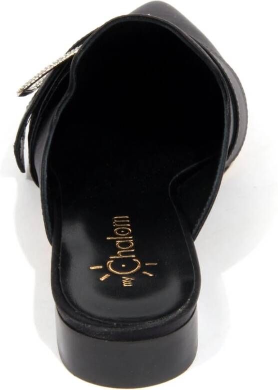 Mychalom Satijnen Schoenen met Sabot Stijl