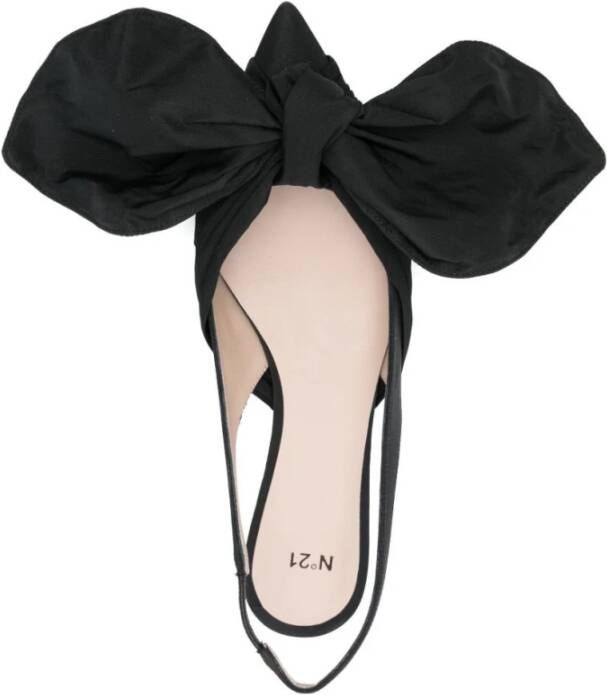 N21 Ballerina`s met Strikdetail en Slingback