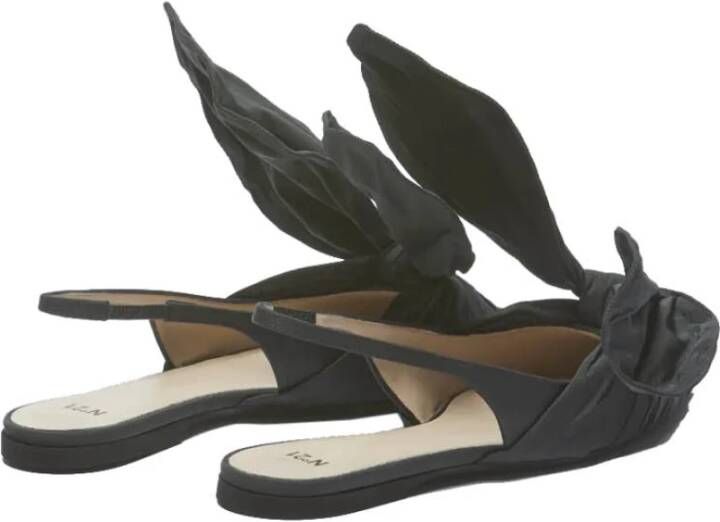 N21 Elegante Vilt Platte Schoenen met Strik