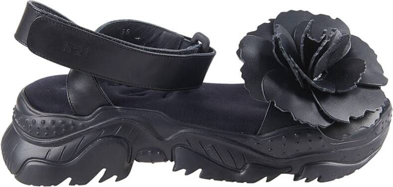 N21 Flat Sandals Zwart Dames