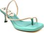 N21 Stijlvolle High Heel Sandalen Green Dames - Thumbnail 2
