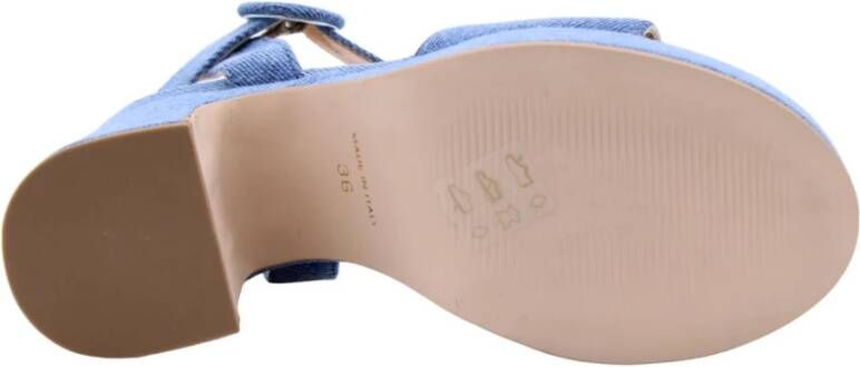 Nando Neri Hoge hak sandalen Wassenaar Blue Dames