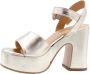 Nando Neri Hoge hak sandalen Waalwijk Design Gray Dames - Thumbnail 4