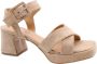 Nando Neri Veendam Sandaal Beige Dames - Thumbnail 8