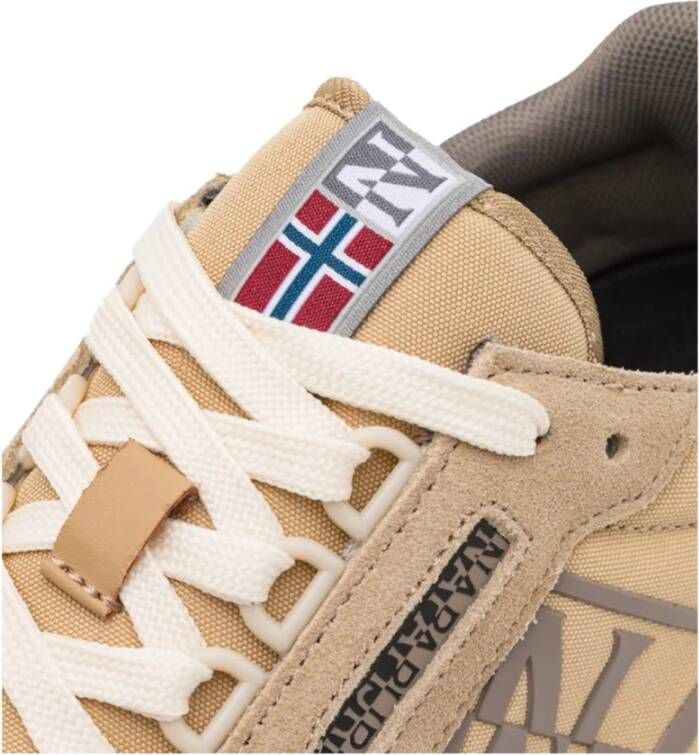 Napapijri Beige Virtus Sneakers met D-ringen