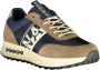 Napapijri Blauwe Dynamische Atletische Sneakers Contrastdetails Multicolor Heren - Thumbnail 9