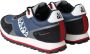 Napapijri Blauwe Leren Sneakers F2Lotus01 Ris - Thumbnail 7