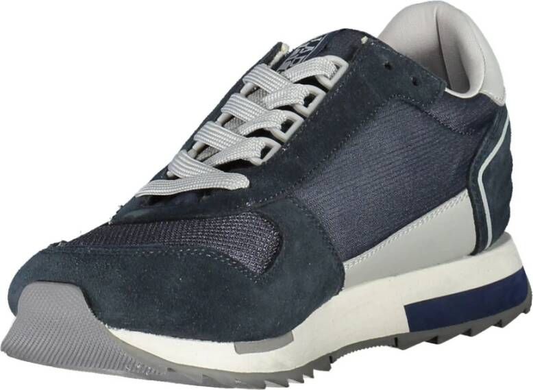 Napapijri Blauwe Sneaker Polyester Blauw Heren