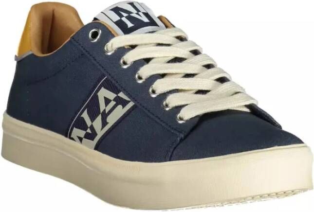 Napapijri Blauwe Sneaker Polyester Blue Heren