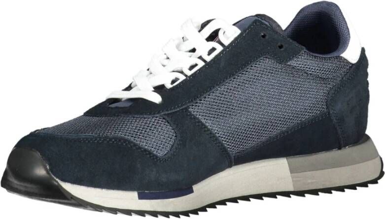 Napapijri Blauwe Sneaker Polyester Blue Heren