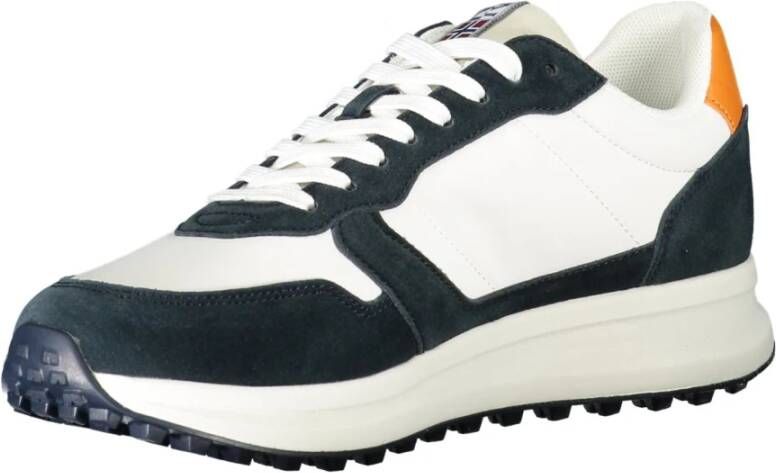 Napapijri Blauwe Sportieve Veterschoenen met Contrastdetails Multicolor Heren