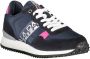 Napapijri Blauwe Sportieve Vetersneakers Blue Dames - Thumbnail 2
